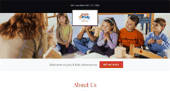 Desktop Screenshot of just4kidsadventures.com