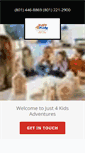 Mobile Screenshot of just4kidsadventures.com